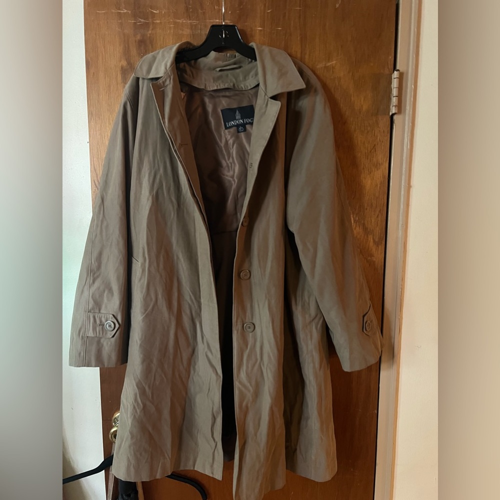 London fog trench coat